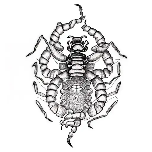Scorpion tattoo design idea
