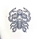 Scorpion tattoo design idea