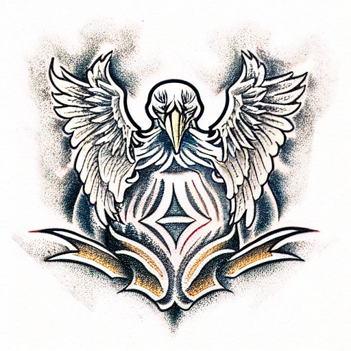 roman eagle tattoo design idea