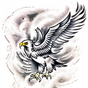 roman eagle tattoo design idea