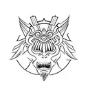 narasimha  tattoo design idea