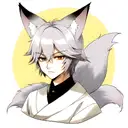 fox boy tattoo design idea