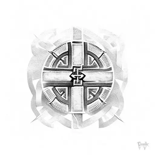 futhark chain  tattoo design idea