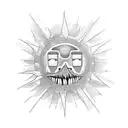 "don't you know that sunshine don't feel right when you're inside all day tattoo design idea