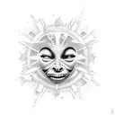 "don't you know that sunshine don't feel right when you're inside all day tattoo design idea