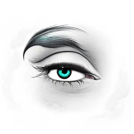 Corbeau avec crane sans plume et des yeux de sharingan tattoo design idea