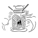 peanut butter jar tattoo design idea