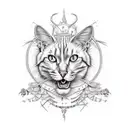 Crazy Bitch  tattoo design idea