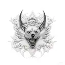 Crazy Bitch  tattoo design idea