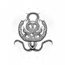 world serpent, nordic tattoo design idea