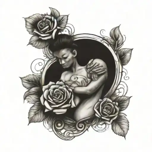 miscarriage pregnancy loss tattoo design idea