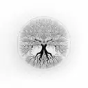 Tree of Life neck tattoo design idea