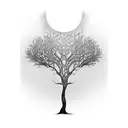 Tree of Life neck tattoo design idea