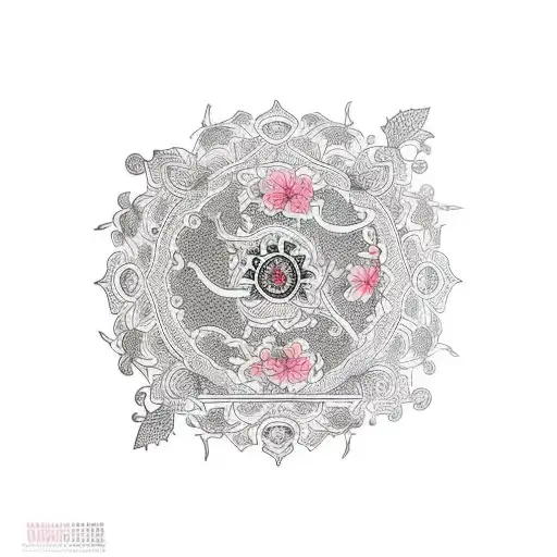 indian tattoo design idea