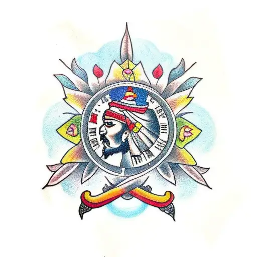 indian tattoo design idea