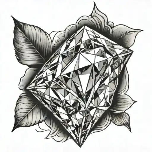 diamond in the rough tattoo design idea