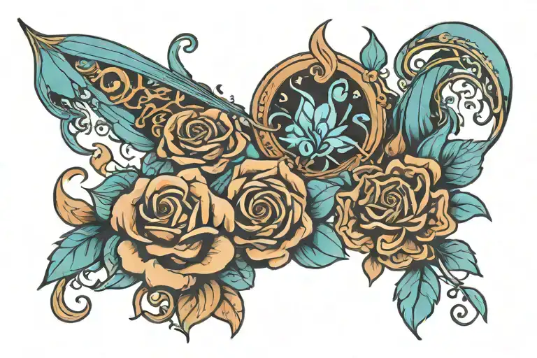 💙🪽🕊️VIII XXIV XXIII 🕊️🪽😂 tattoo design idea