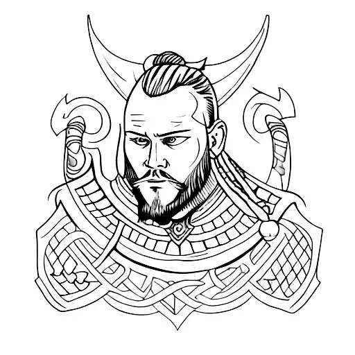 Ragnar Lothbrok (Legendary Viking) tattoo design idea