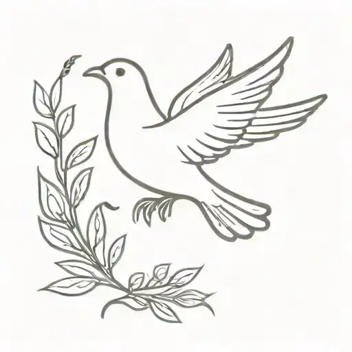 Incorporate a dove and olive branch to symbolize peace and guidance from Proverbs 3:5-6 tattoo design idea