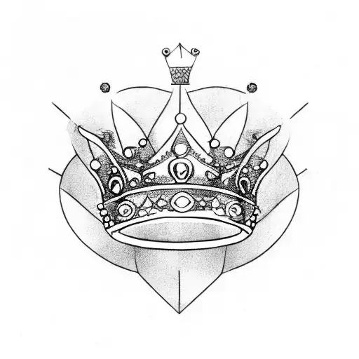 Queen's Crown tattoo design idea