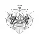 Queen's Crown tattoo design idea