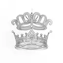 Queen's Crown tattoo design idea