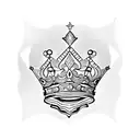 Queen's Crown tattoo design idea