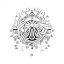 psychedelics tattoo design idea