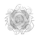 enso circle tattoo design idea