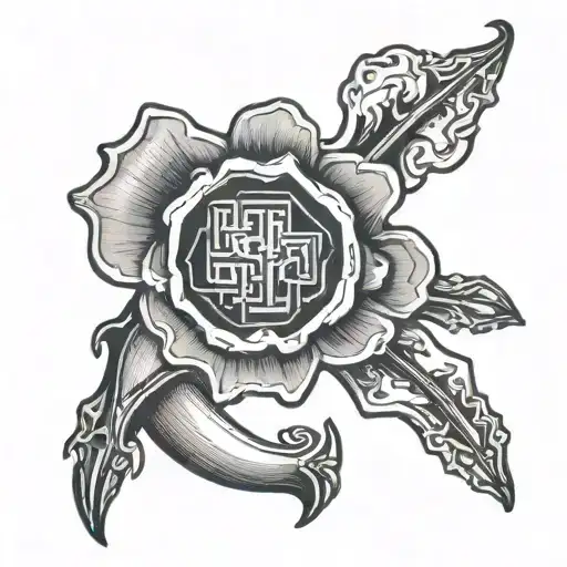 Red Hot Chili Peppers scar tissue tattoo design idea