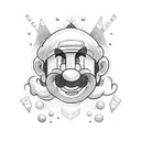 mario tattoo design idea