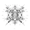 gemini constellation overlapping scorpio constellation coordinates beautifully intertwined with stars  tattoo design idea