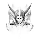 devil may cry game tattoo design idea