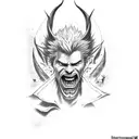 devil may cry 5 tattoo design idea