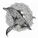 celtic dolphin tattoo tattoo design idea