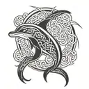 celtic dolphin tattoo tattoo design idea