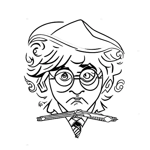 harry potter tattoo design idea