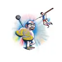 david and goliath tattoo design idea