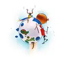 david and goliath tattoo design idea