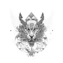 fight stress tattoo design idea