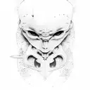 fight stress tattoo design idea