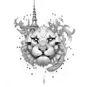 Avinash travel tattoo design idea