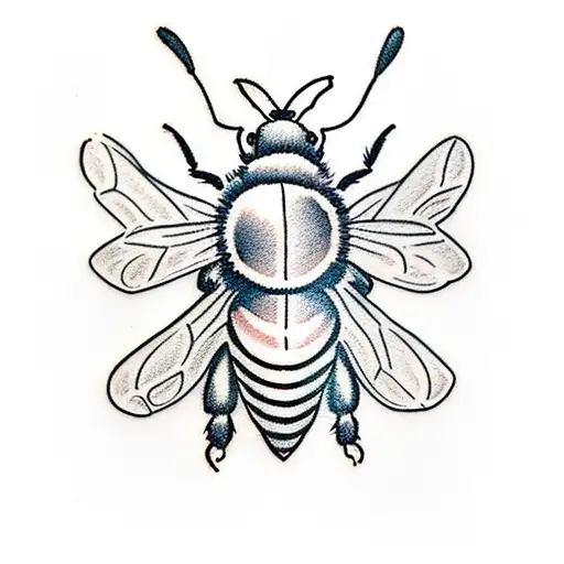 bumble bee tattoo design idea