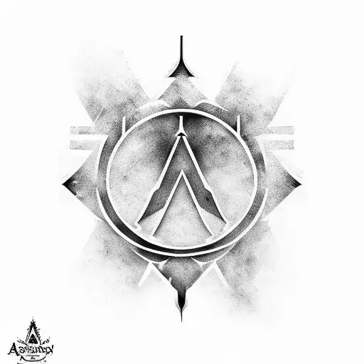 assassin's creed symbol tattoo design idea