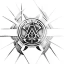 assassin's creed valhalla symbol tattoo design idea
