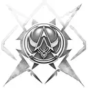 assassin's creed valhalla symbol tattoo design idea
