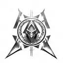assassin's creed valhalla symbol tattoo design idea