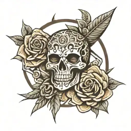écriture chicanos tattoo design idea
