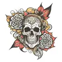 écriture chicanos tattoo design idea