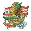 Mexico and Croatia flag together representing heritage  tattoo design idea